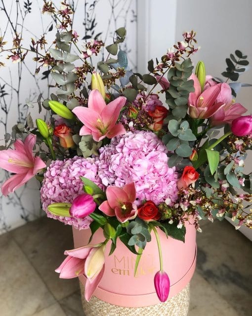 Box GG Rosa <br>Hortênsias e Lírios - Image 2