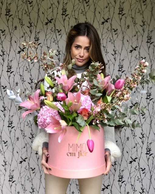 Box GG Rosa <br>Hortênsias e Lírios
