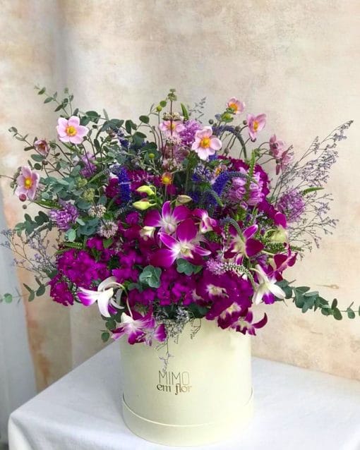 Box G Marfim <br>Roxo e Lilás