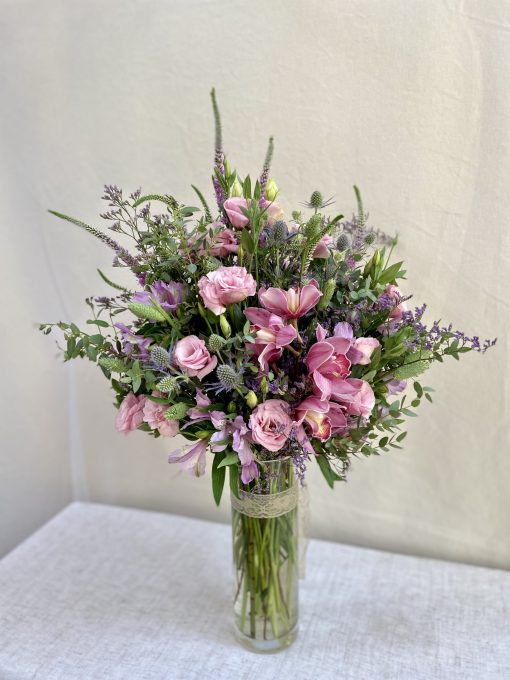 Cilindro G Clássico <br> Tons de Rosa e Lilás <br> Com Orquídeas - Image 2