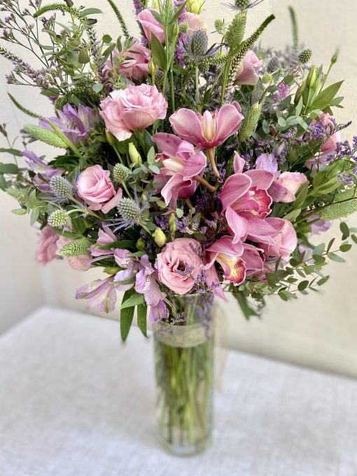 Cilindro G Clássico <br> Tons de Rosa e Lilás <br> Com Orquídeas - Image 3