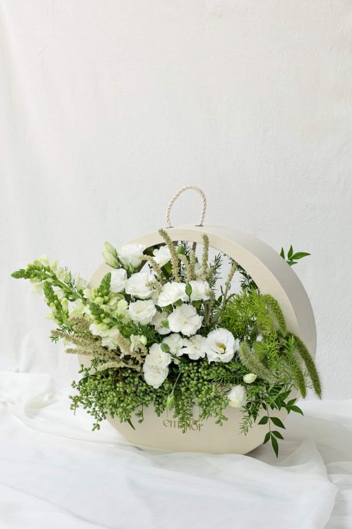 Bolsa com Boca-de-leão e Lisiathus