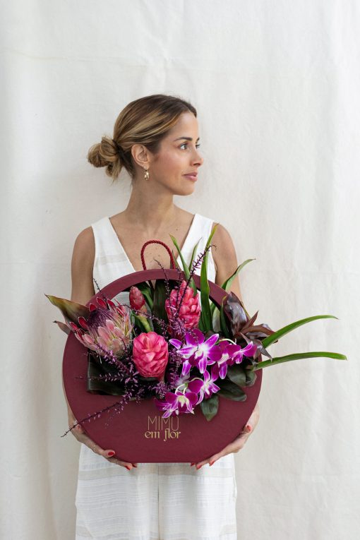 Bolsa Vinho Protea com Caixa 6 Doces Finos Carmella Patisserie - Image 3