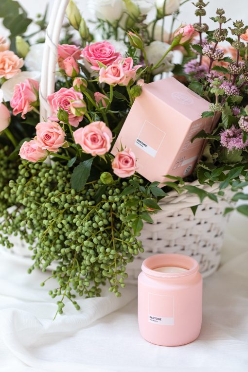 Cesta Tons Pastel com Vela Aromatizada - Image 3