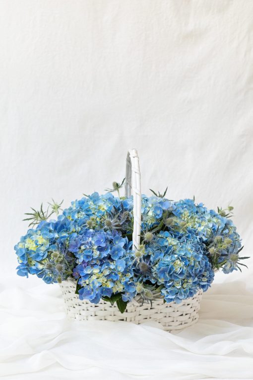 Cesta Hortênsia Azul