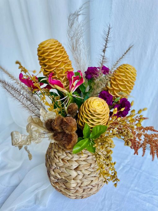 Vaso Fibra Natural Tropical (flores podem variar) - Image 2