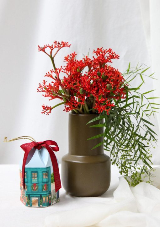 Kit Vaso P Cerâmica Arranjo Coral com Doce (3 opções) - Image 2