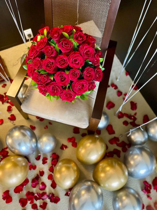 Quarto Romântico - Box 60 Rosas e Balões - Image 2