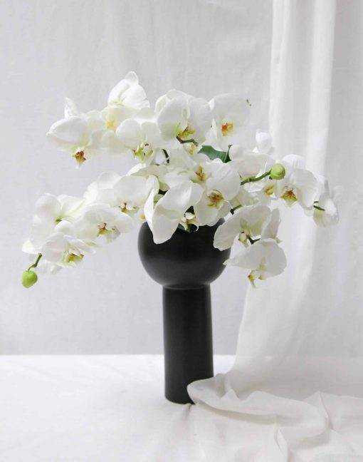 Vaso M Design Orquídeas Brancas