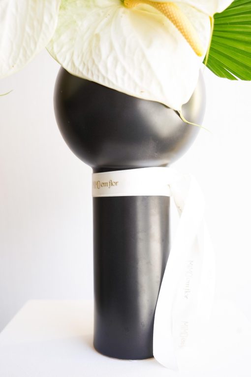 Vaso Design Cerâmica M com antúrios - Image 3