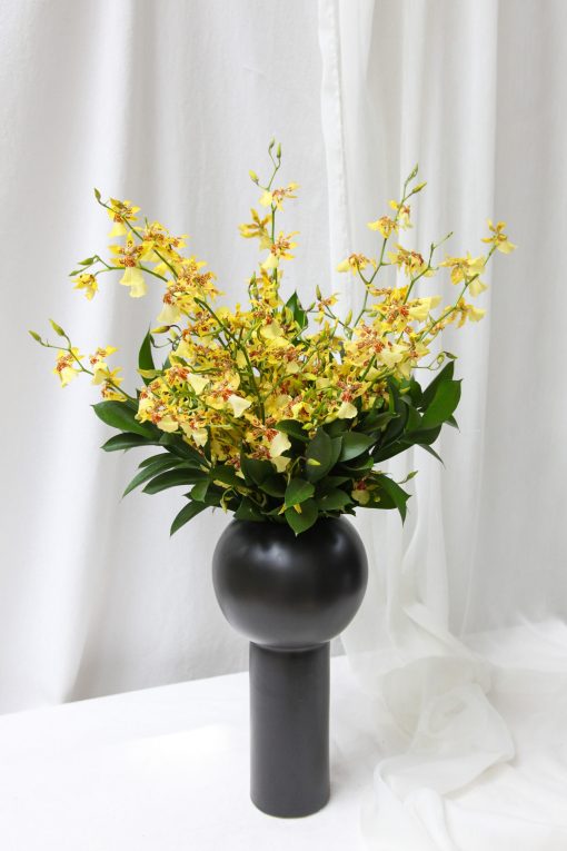 Vaso M Design Orquídea Chuva-de-ouro
